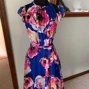 Tahari Cold Shoulder Dress Size 10